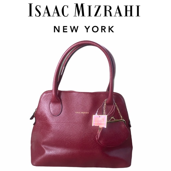 Isaac Mizrahi Bags Isaac Mizrahi Red Shoulder Bag Purse Tote Set